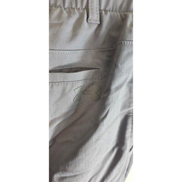 Under Armour Mens Stretch Pants Mens 32x30 Gray Athletic Stay Put Waist Workout - Picture 3 of 11